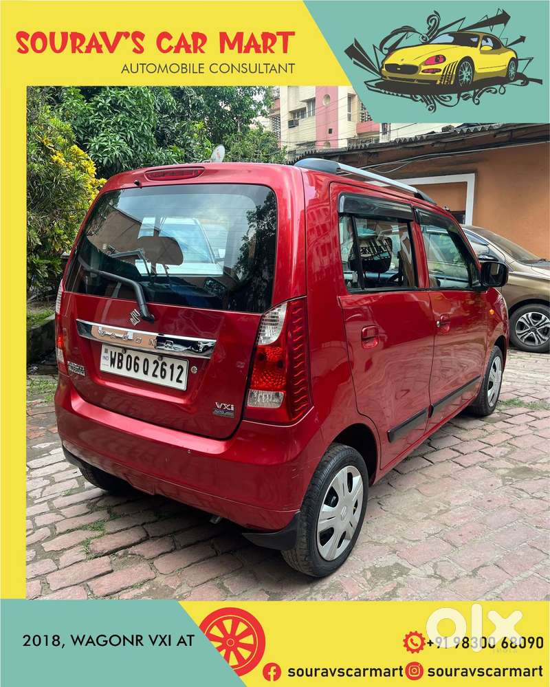 Maruti Suzuki Wagon R 1.0 Vxi Amt, 2018, Petrol