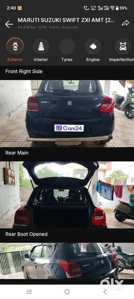 Maruti Suzuki Swift 2019 1.2 Zxi Amt