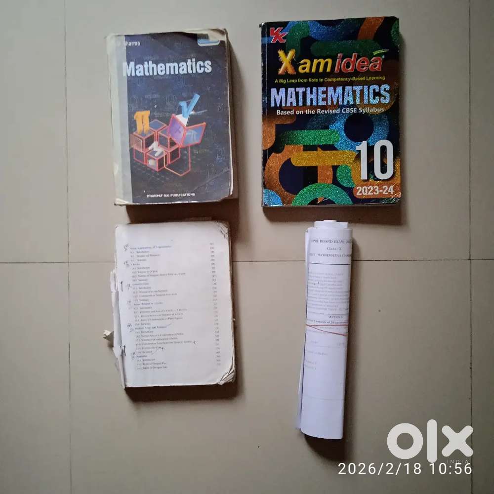 Class 10th complete books with extra books and question papers