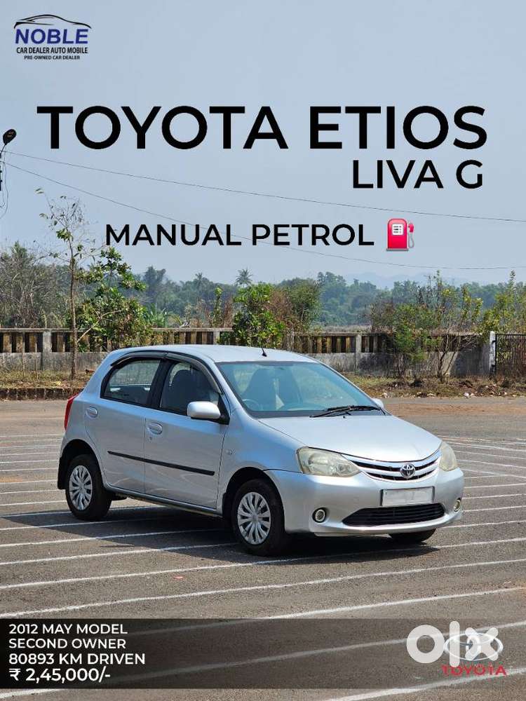 Toyota Etios Liva 2011-2012 G, 2012, Petrol