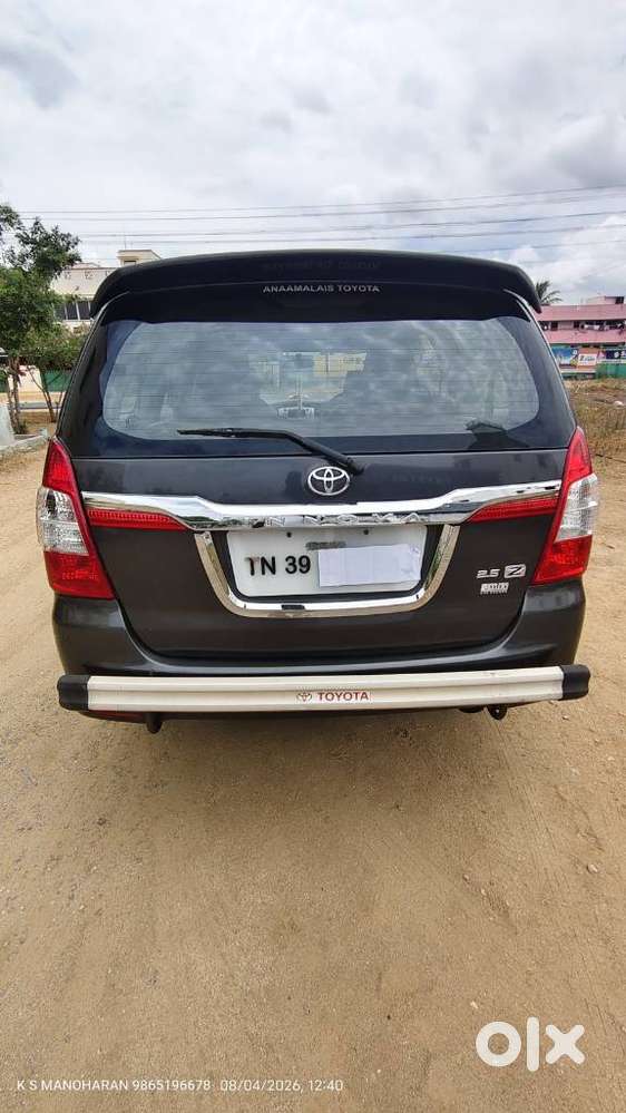 Toyota Innova 2.5 Zx 7 Str Bs-iv, 2015, Diesel