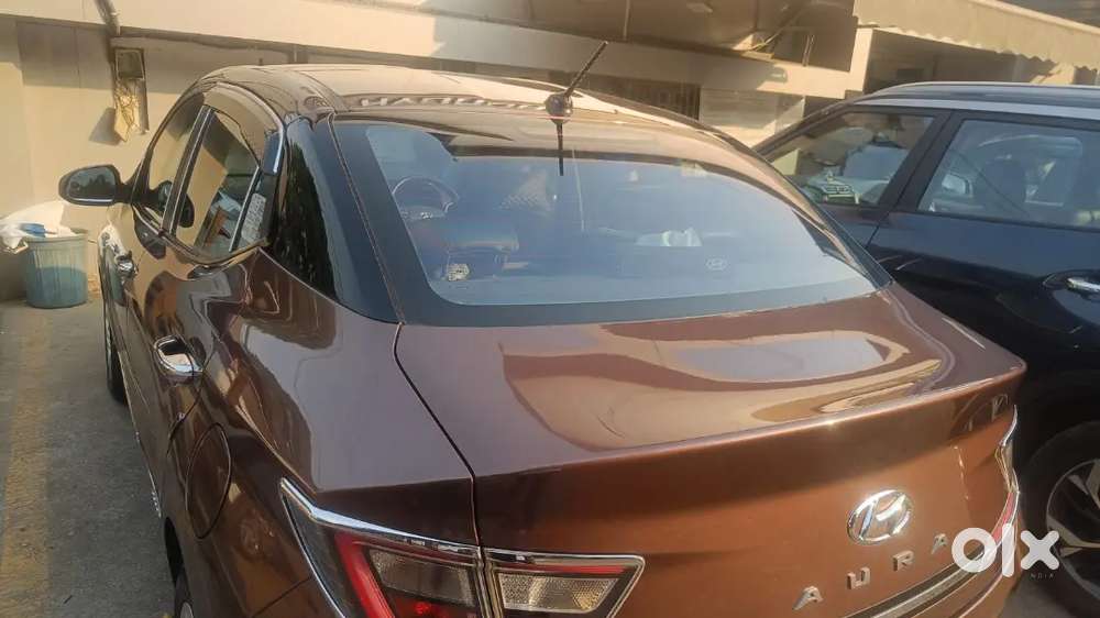 Hyundai Aura S Cng 2021  Company Cng  Full Service History  Single
