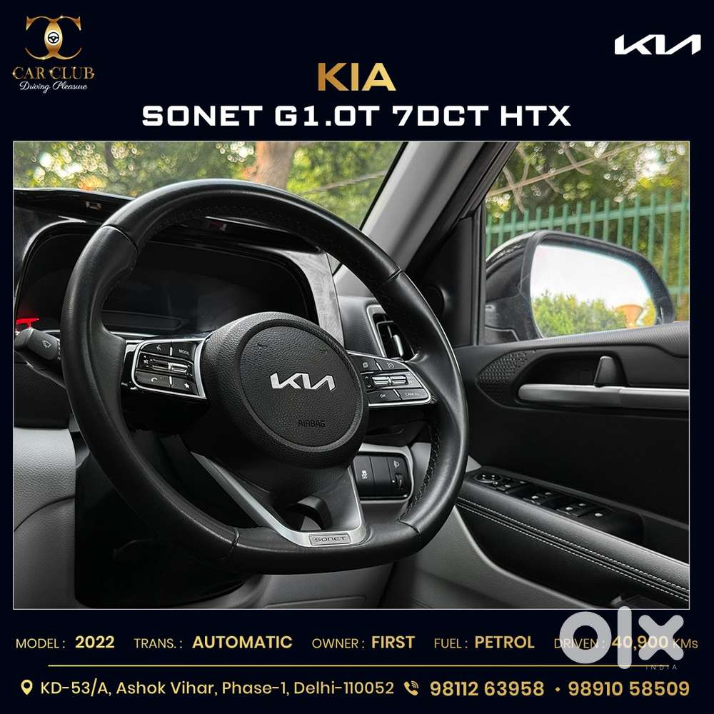 Kia Sonet 1.0 Htx Dct Anniversary Edition, 2022, Petrol