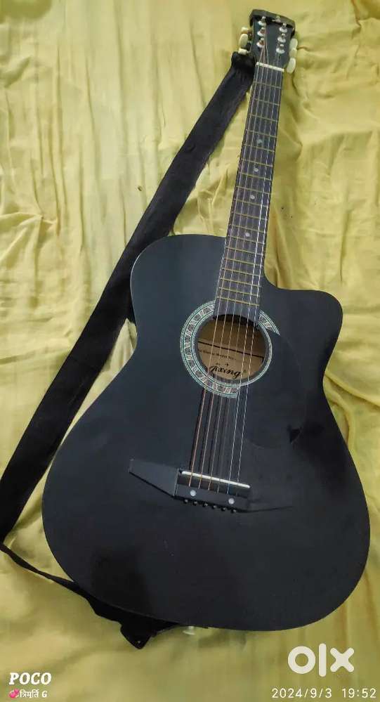 New GITAR with STAND and BACK BAG and TUNING METER Set.