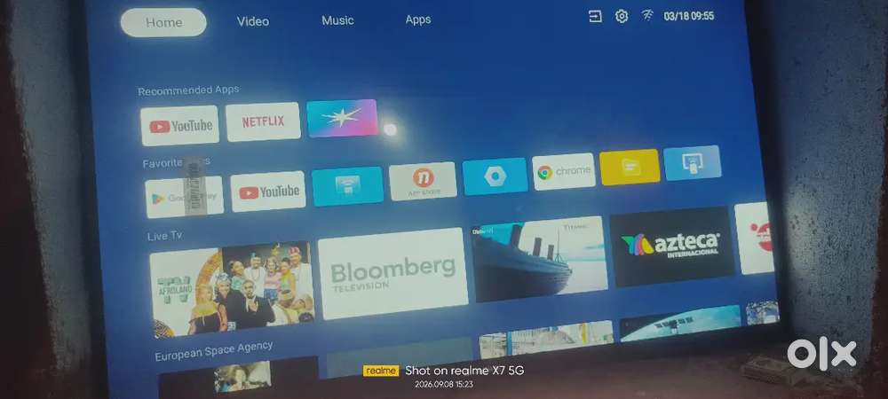 Crown 32 Inch android smart tv 2 mahina hua hai new tv hai