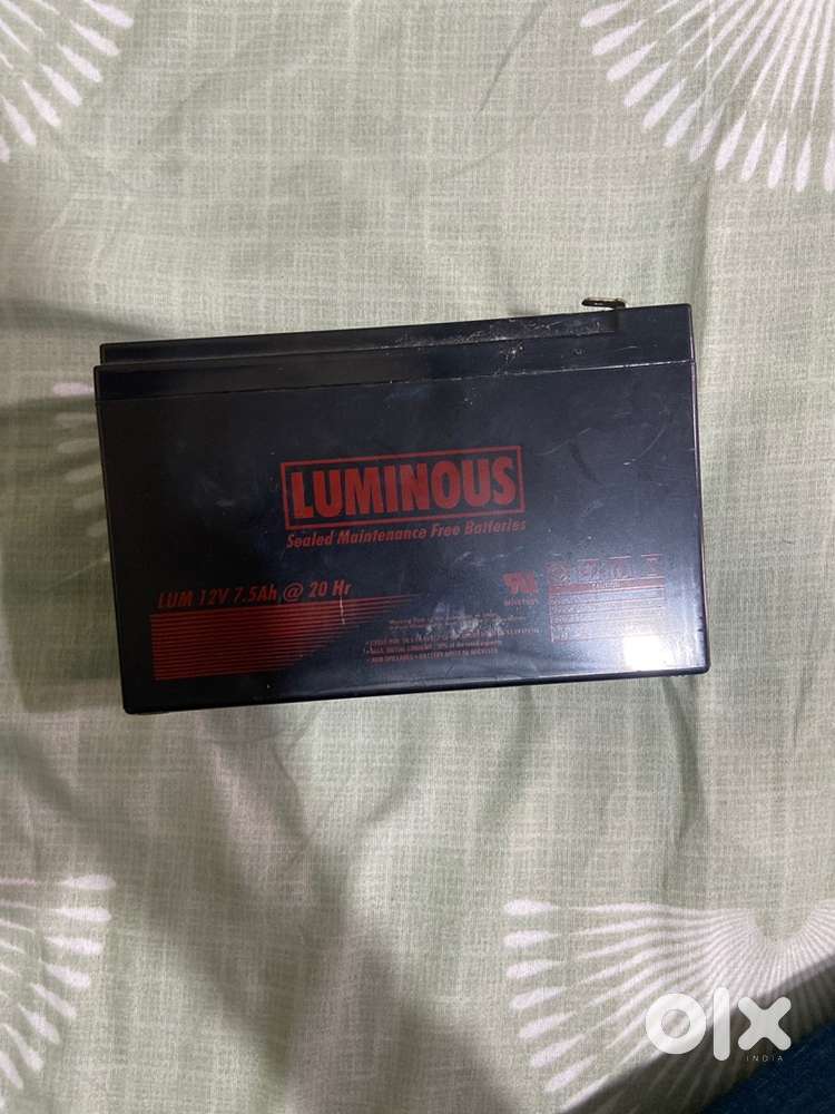 UPS Battery Luminous 12V 7.5Ah (no power)