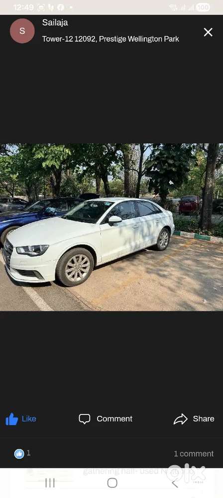 Audi A3 White Color Automatic Service History Available