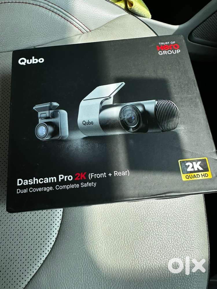 Qubo dashcam pro 2K (Front + Rear) - new sealed unused