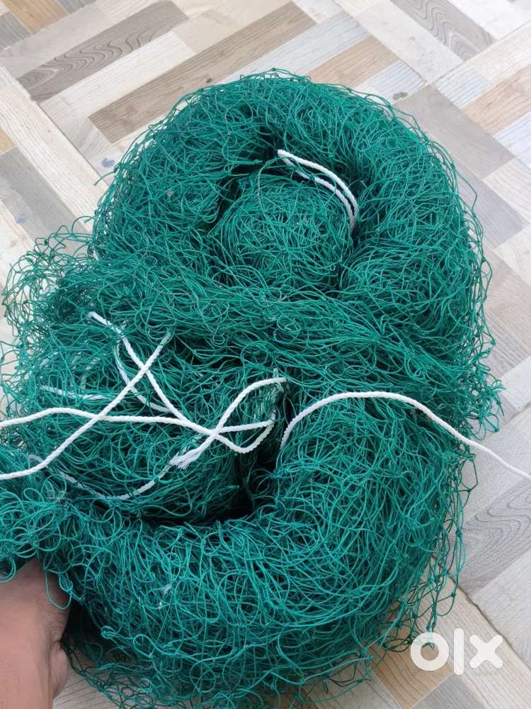 Green colour net for cricket practice