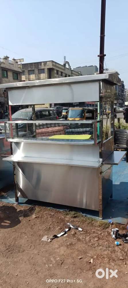 Stainless steel Fast food stall