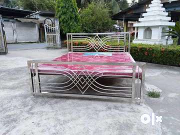 NEW STEEL COT STEEL BED Beds Wardrobes 1775012493