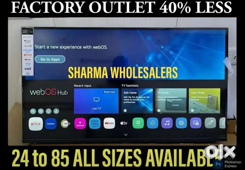 Dhamaka offers Ultra Smart LED TV android free delivery fitting