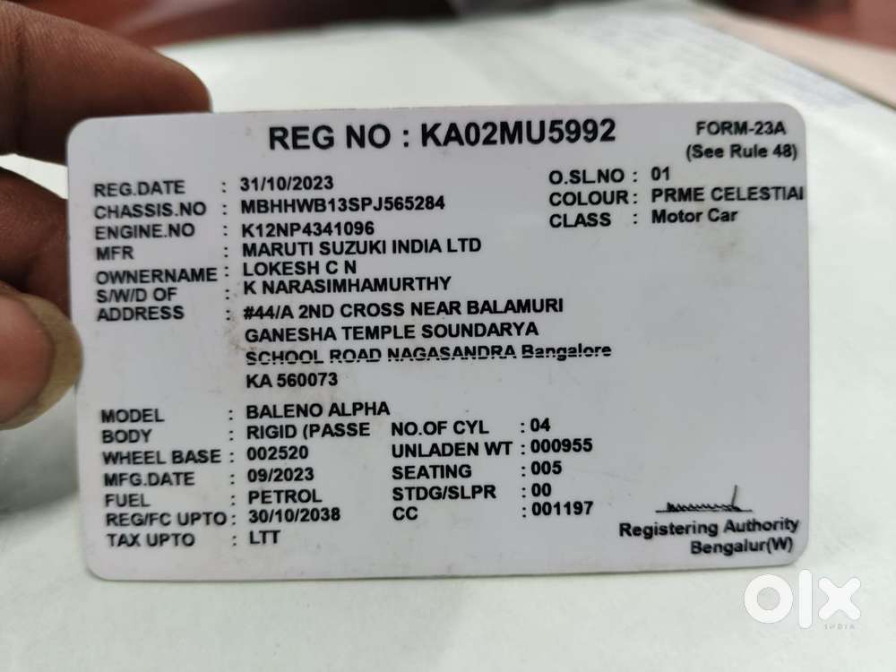 Maruti Suzuki Baleno Alpha, 2023, Petrol