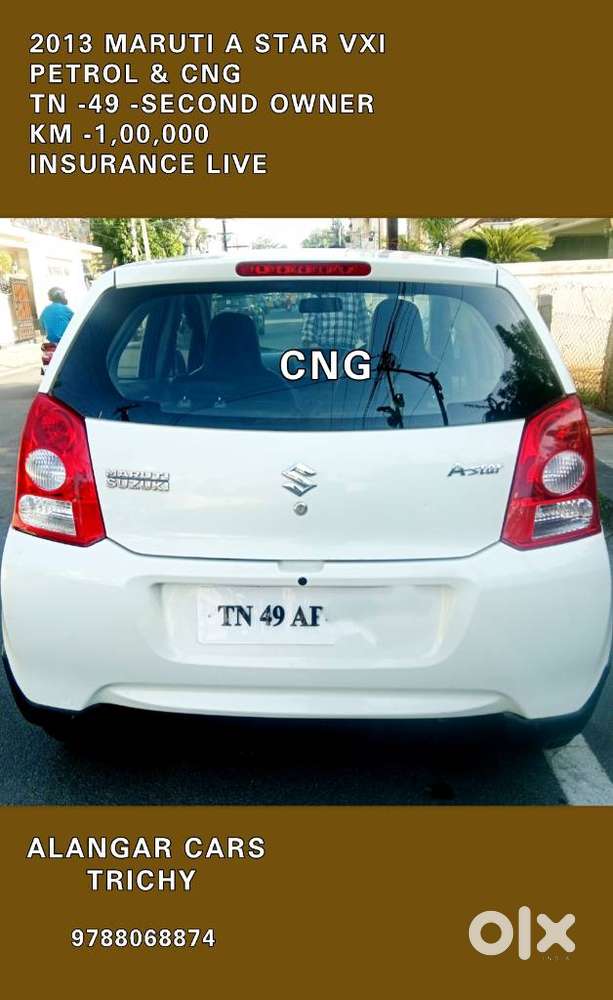 Maruti Suzuki A-star 1.0 Vxi, 2013, Cng & Hybrids