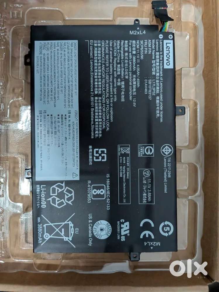 Original Lenovo Laptop Battery L17L3PS2 New