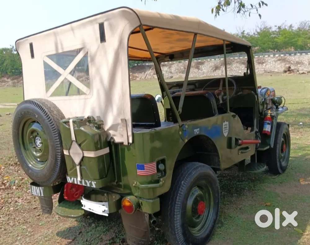 It Employee Driven Mahindra High Bonnet Jeep In Mint Condition