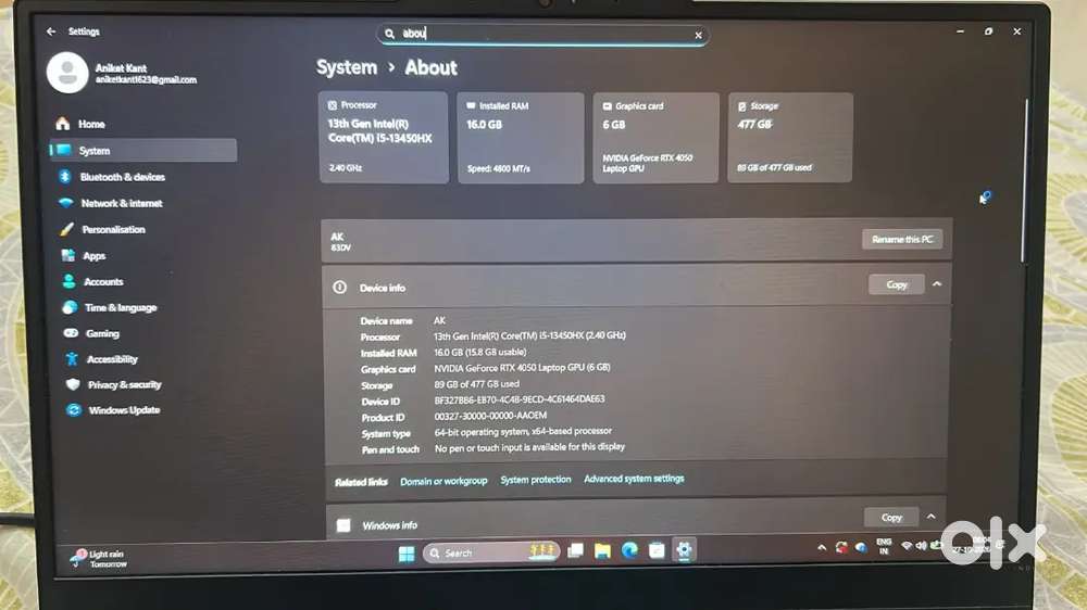 selling LENOVO LOQ Laptop