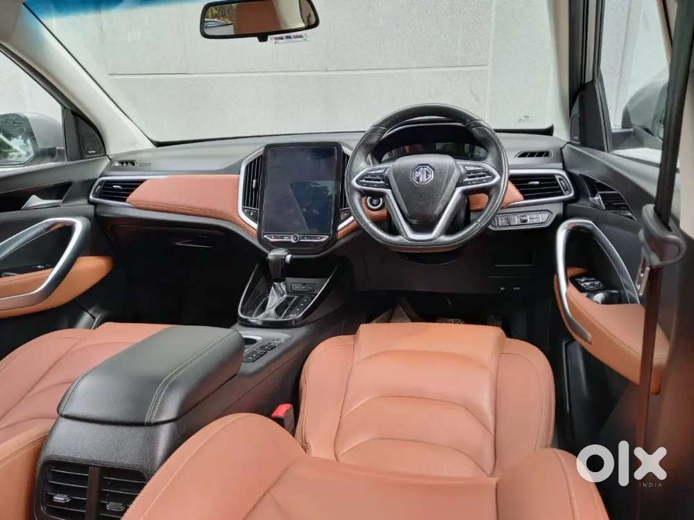 Mg Hector Plus 2021 Petrol Well Maintained Showroom Track