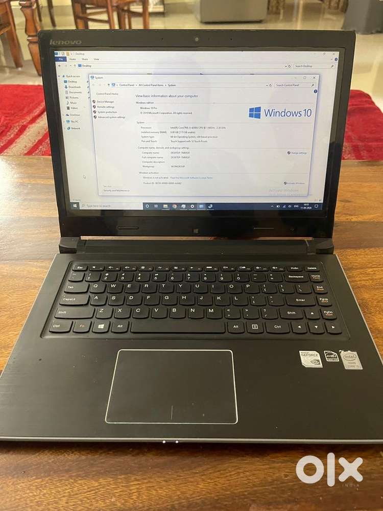 Laptop Lenovo flex14, ssd 512 gb, core i5 , 2 gb graphics card