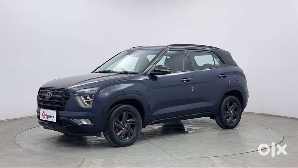 Hyundai Creta 1.5 S Plus Knight Petrol Dual Tone, 2022, Petrol
