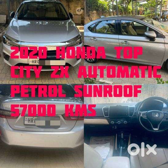 Honda City Zx Cvt, 2020, Petrol