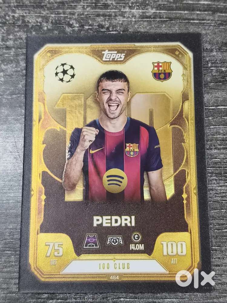 Pedri Rare Football Card