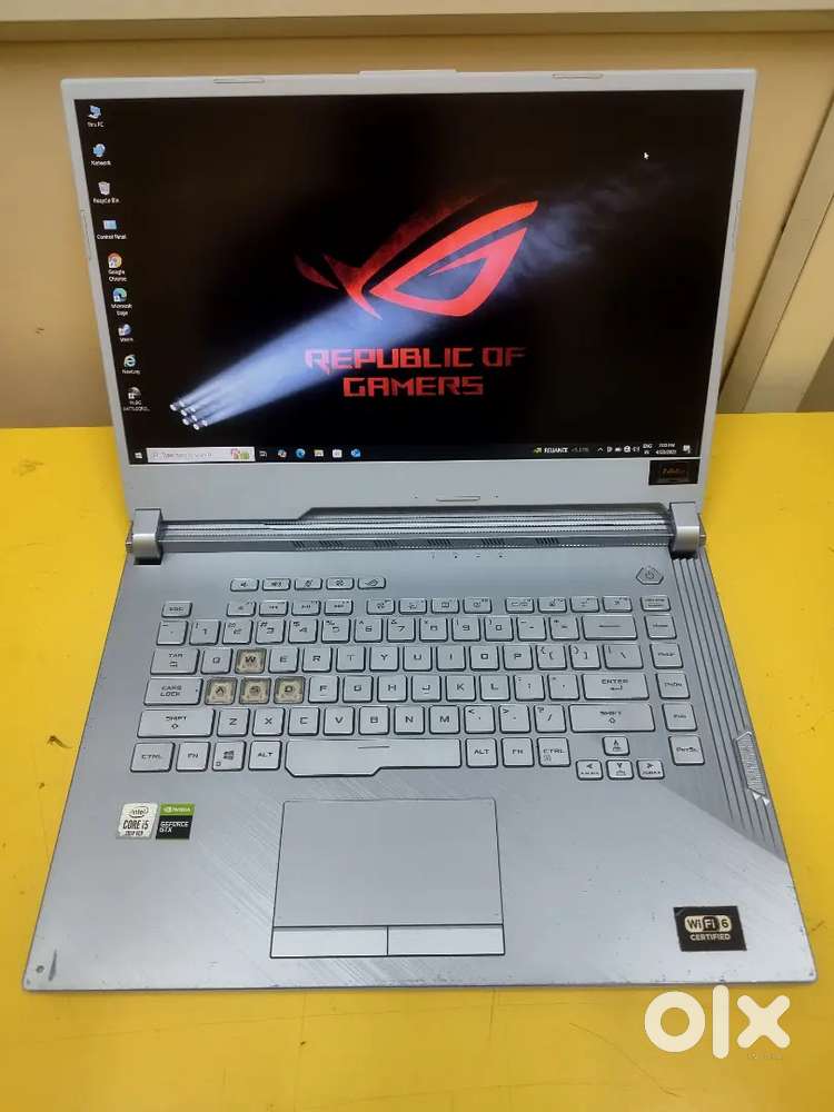 10th Gen Asus Laptop 1650 Ti Asus ROG Strix, I5 10 Gen, 16 GB Ram, GB