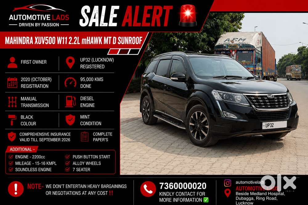 Mahindra Xuv500 W11, 2020, Diesel