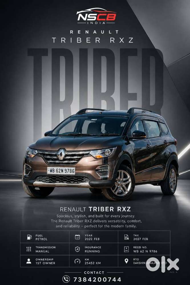 Renault Triber Rxz, 2022, Petrol