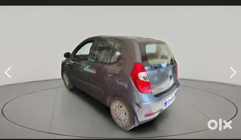 Shining Grey Hyundai I10 2011 Petrol 56000 Km Driven