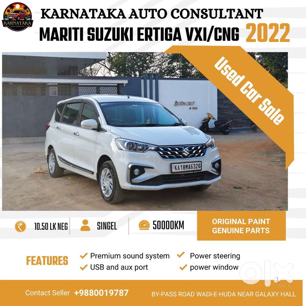 Maruti Suzuki Ertiga Vxi (o) Cng, 2022, Diesel