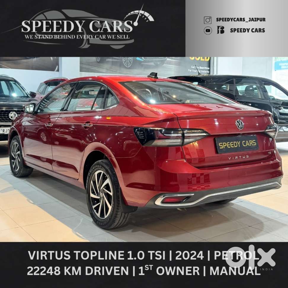 Volkswagen Virtus Topline 1.0 Tsi Mt (electric Seats), 2024, Petrol