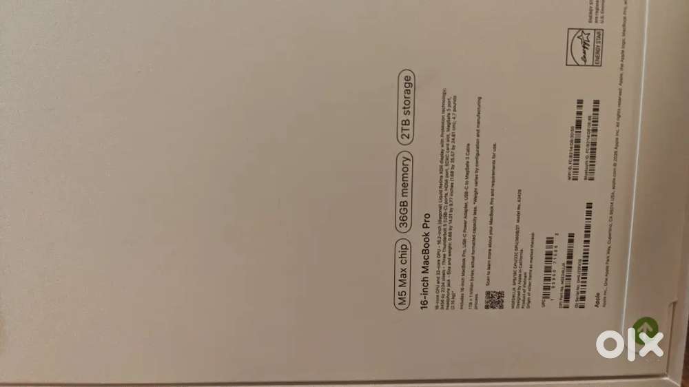 Macbook pro M5 MAX