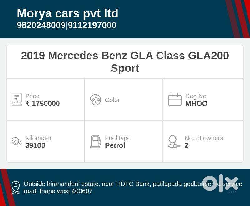Mercedes-benz Gla Class 200 D Sport, 2019, Petrol