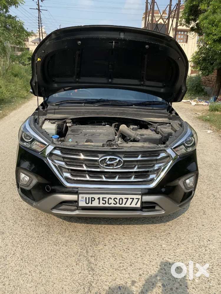 Hyundai Creta Diesel 2018 Black Colour Vip No. September Registration