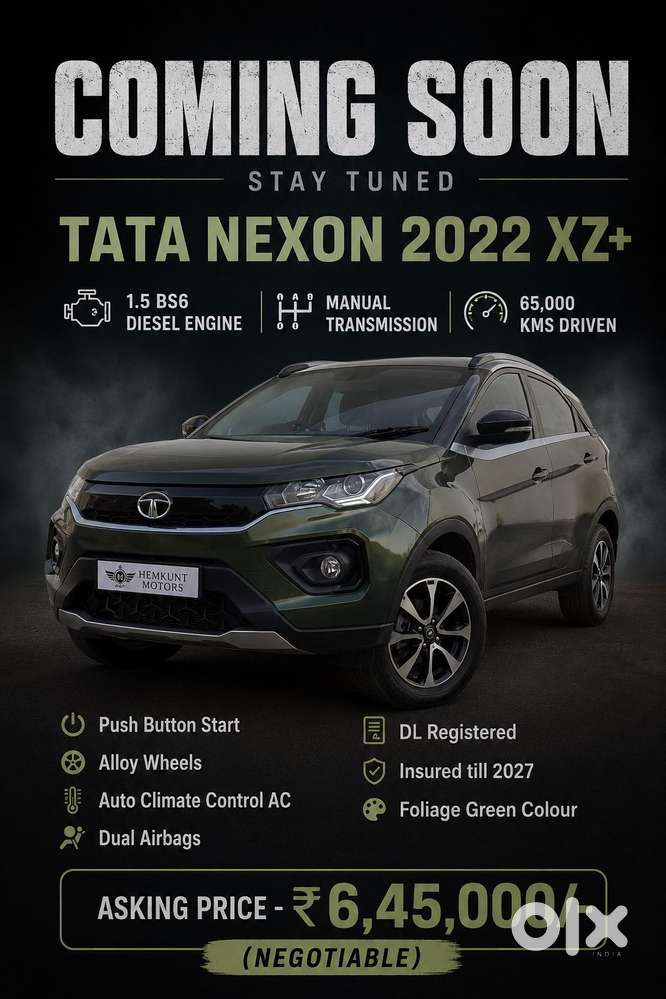 Tata Nexon 1.5 Revotorq Xz Plus, 2022, Diesel