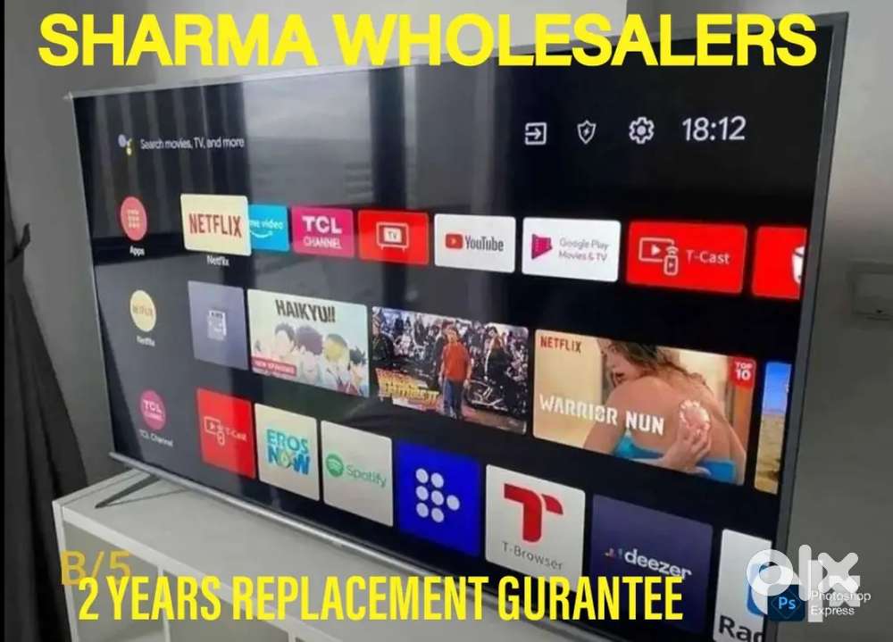 65 inches 4k Ultra Smart LED TV Qled Display webos 2 years guarantee