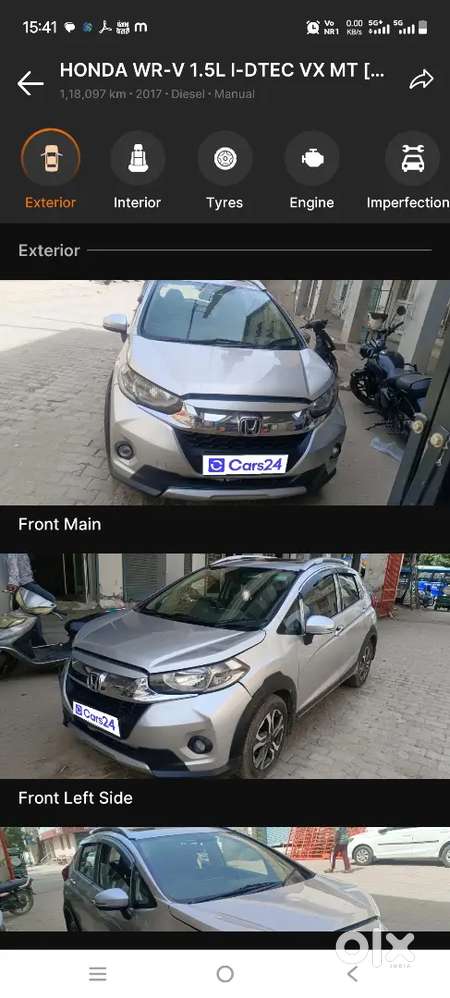 Honda Wr-v 2017 Diesel Good Condition