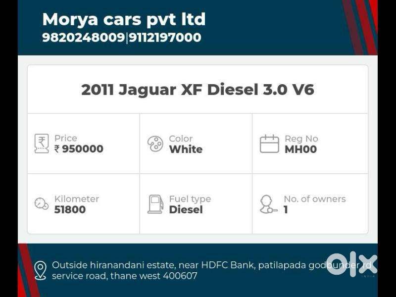 Jaguar Xf Diesel, 2011, Diesel