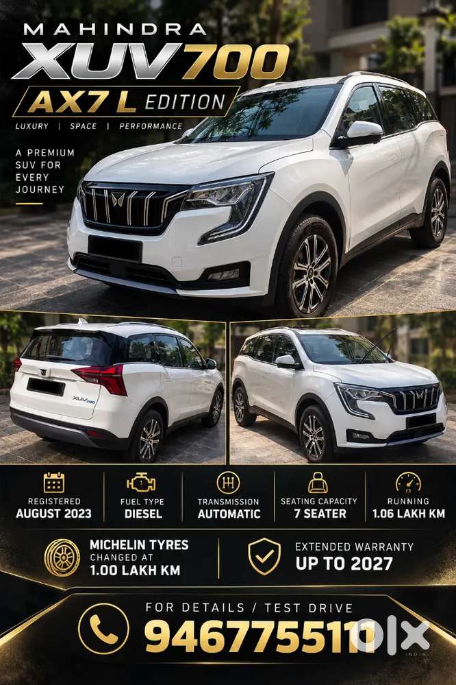 Mahindra Xuv700 Ax7l 2023