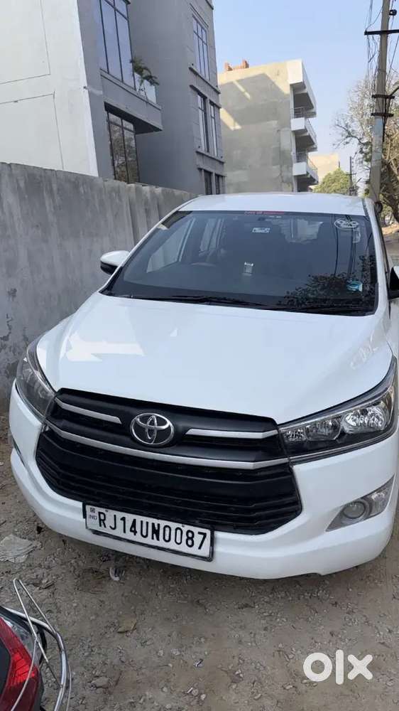 Innova Crysta White Colour Rj14un0087