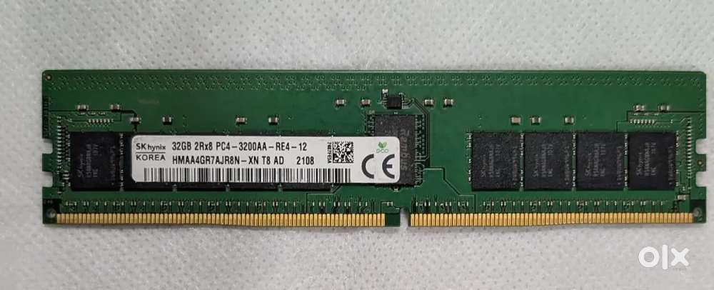 SK hynix DDR4-3200 ECC 32GB x4枚【サーバー用】 SK hynix 32GB DDR4 RAM 3200MHz - ECC RDIMM : Server RAM - Computer