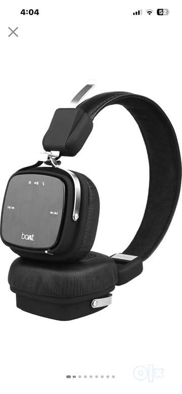 boAt Rockerz 600 HD Sound Bluetooth Headset Black On the Ear Computer Accessories 1787040061