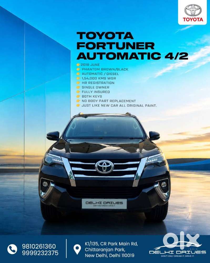 Toyota Fortuner 4x2 At 2.8 Diesel, 2018, Diesel
