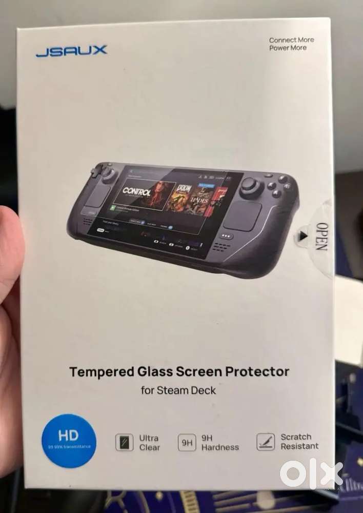 Steam Deck OLED 1TB Model with 2TB SSD Upgrade, Dock, Grip, 512GB
