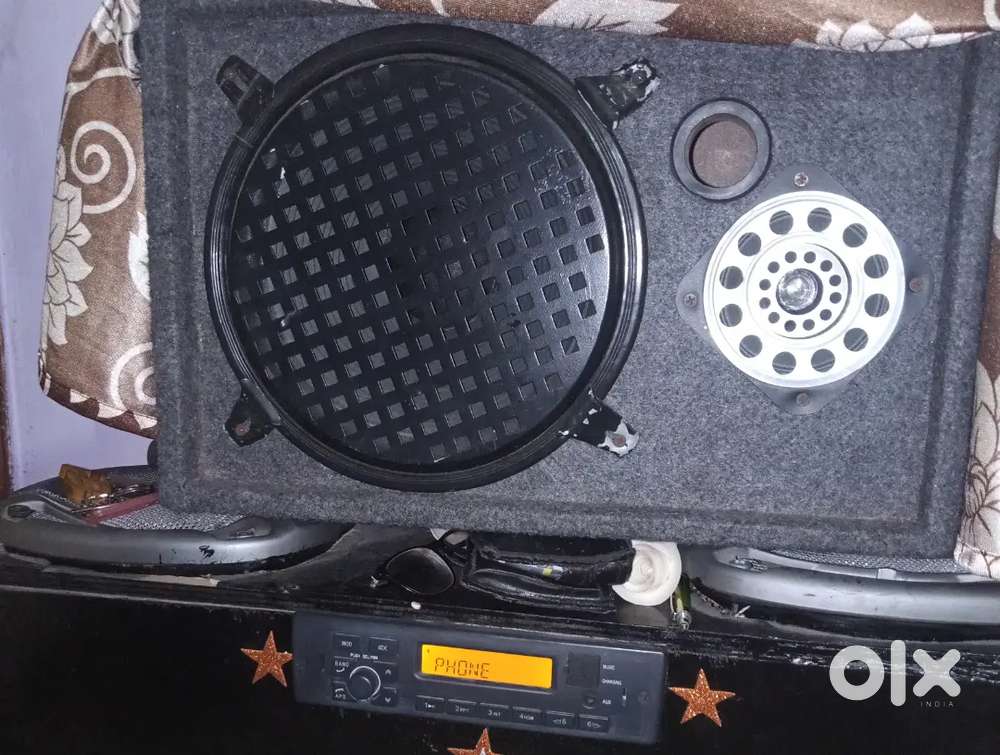 Home Theatre with pioneer speaker and 10 inches box woofer , Twitter