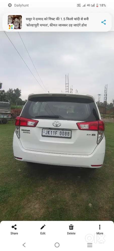 Toyota Innova Crysta 2021 Diesel 45000 Km Driven