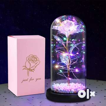 LED Rose Light, Artificial Silk Rose Flower Night Lamp - Kitchen & Other  Appliances - 1765170889