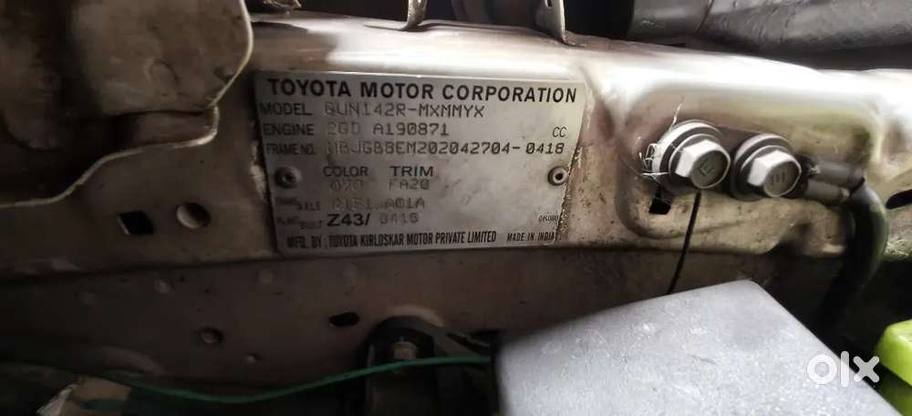Toyota Innova Crysta 2018 Diesel Manual