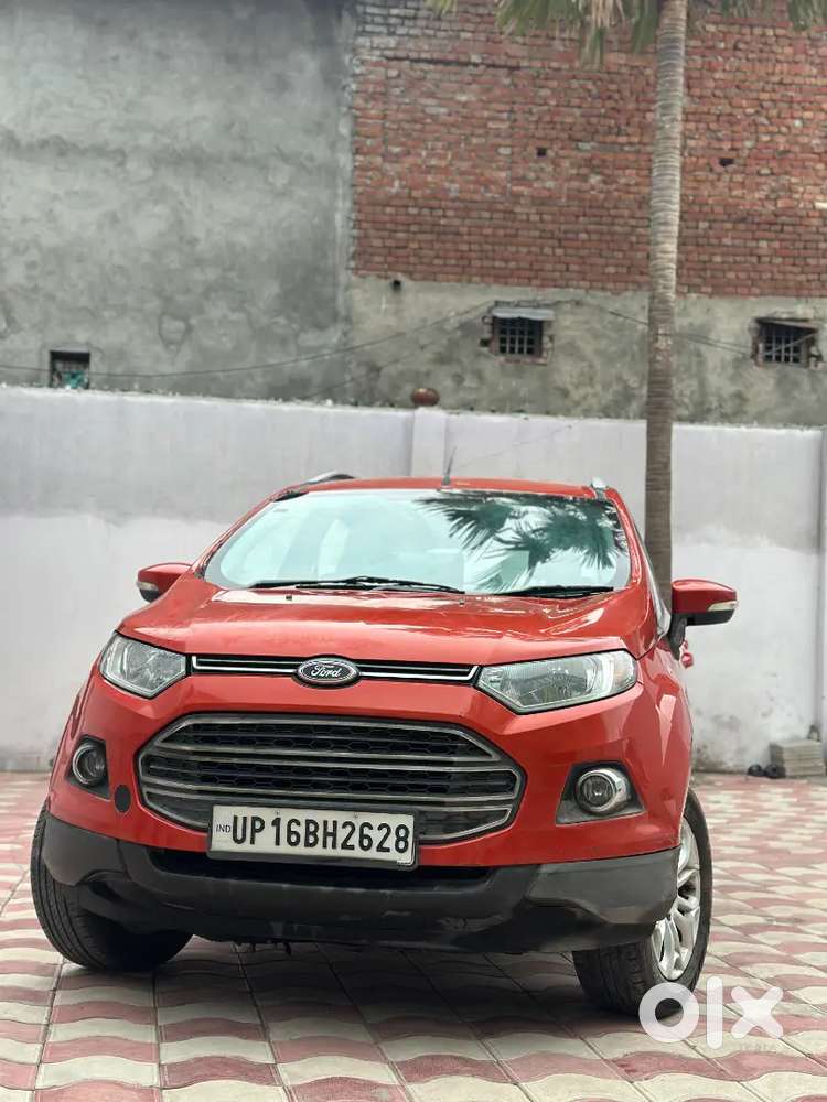 Ford Ecosport Orangecolor 1.5 Diesel 2016 Top Model Push Button Start